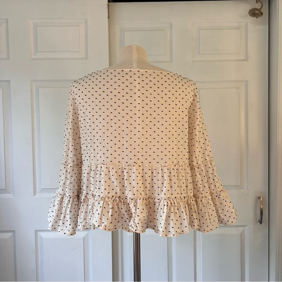 Club Monaco Polka Dot Tiered Top - Picture 8 of 8